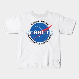Dwight Schrute /// Nasa Parody Design Kids T-Shirt